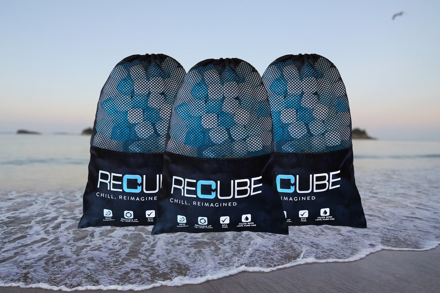 Recube - Reusable ice cubes (trio pack)